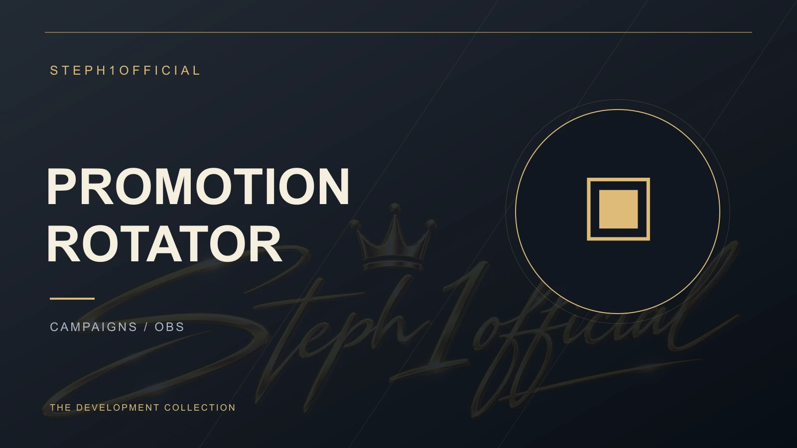 STEPH1 Promotion & Sponsorship Rotator project artwork